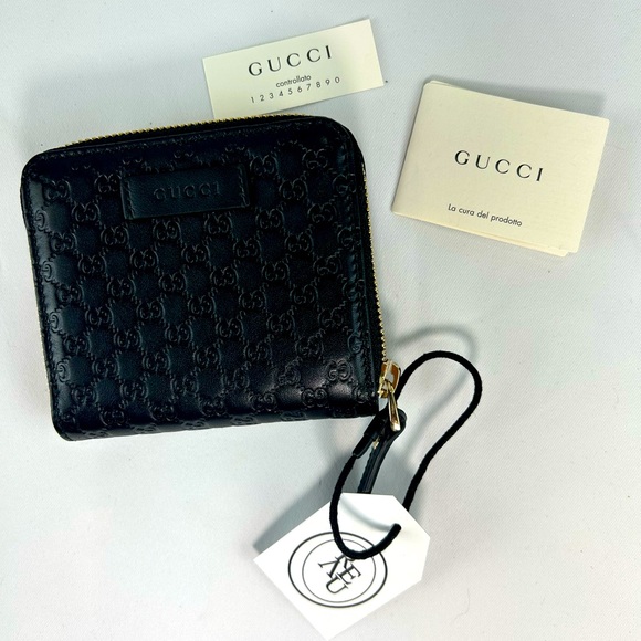 Gucci Guccissima Micromonogram Wallet - Picture 1 of 5